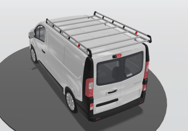 Dachträger aus Aluminium Q19, seitlich offen, L1H1 Hecktüren - Image 6
